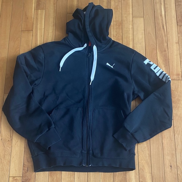 Puma Other - SOLD SOLD SOLD Puma Black Zip-Up Hoodie M
